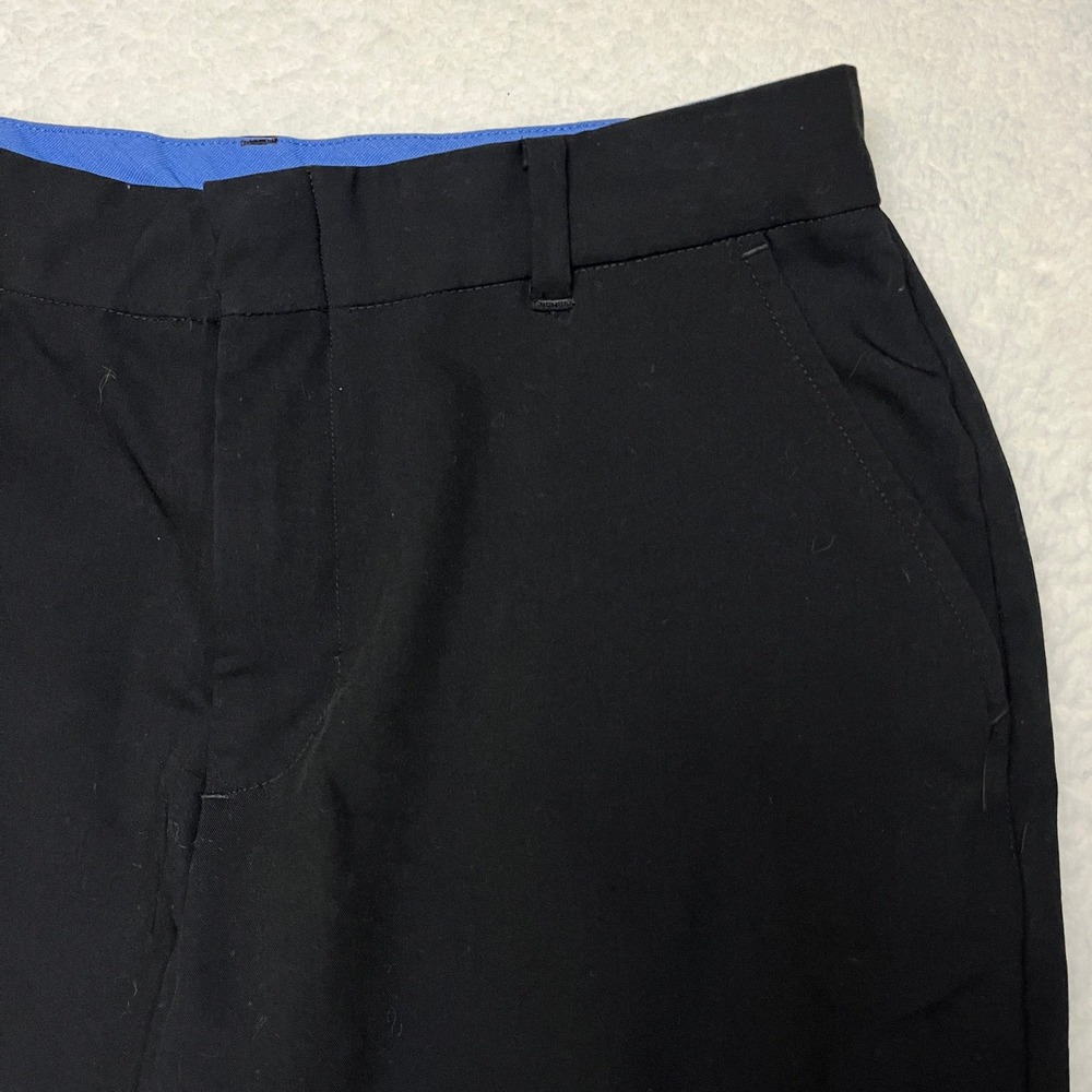 IZOD Dress Pants Women 20 Regular Black Flat Front‎ Stretch Straight Leg 4714